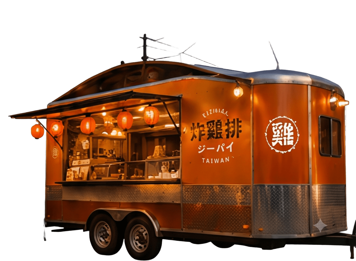 嘎嘎雞排（ガーガージーパイ）のトレーラーの画像