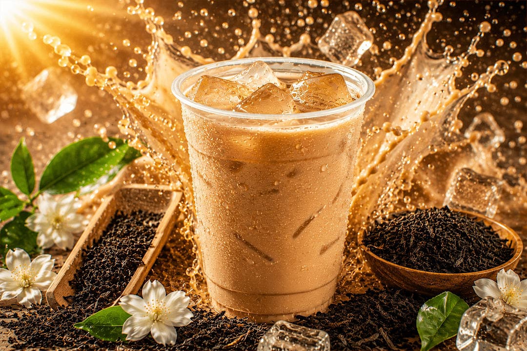 香ばしい古早味紅茶に生乳100%のコクが溶け込んだ古早味鮮奶茶の画像
